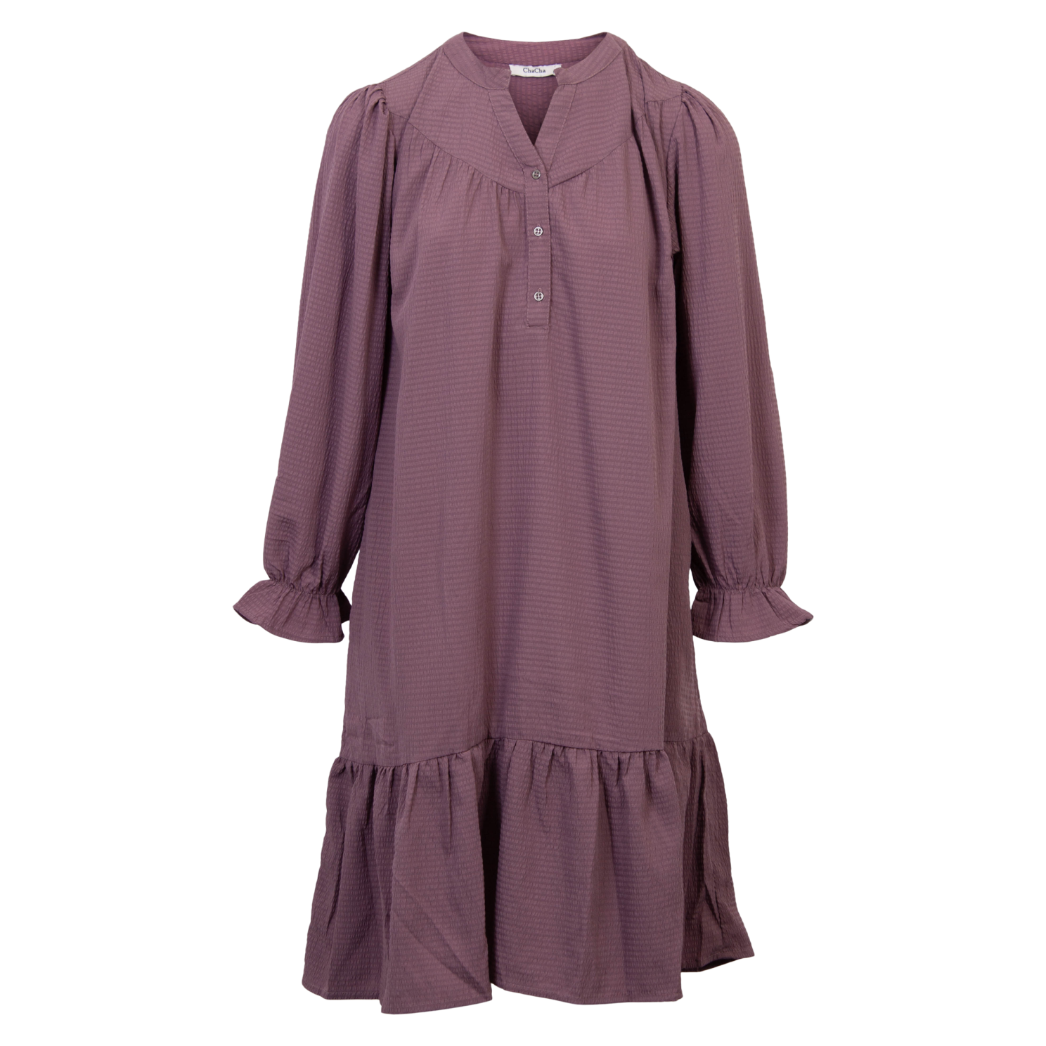 ChaCha Dame Kjole - Plum - 2XL