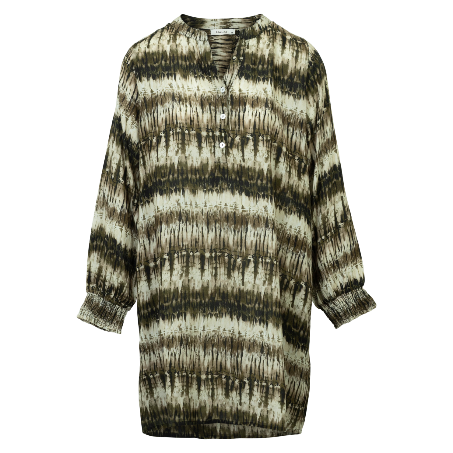 ChaCha Dame Tunika - Khaki Combo - XL