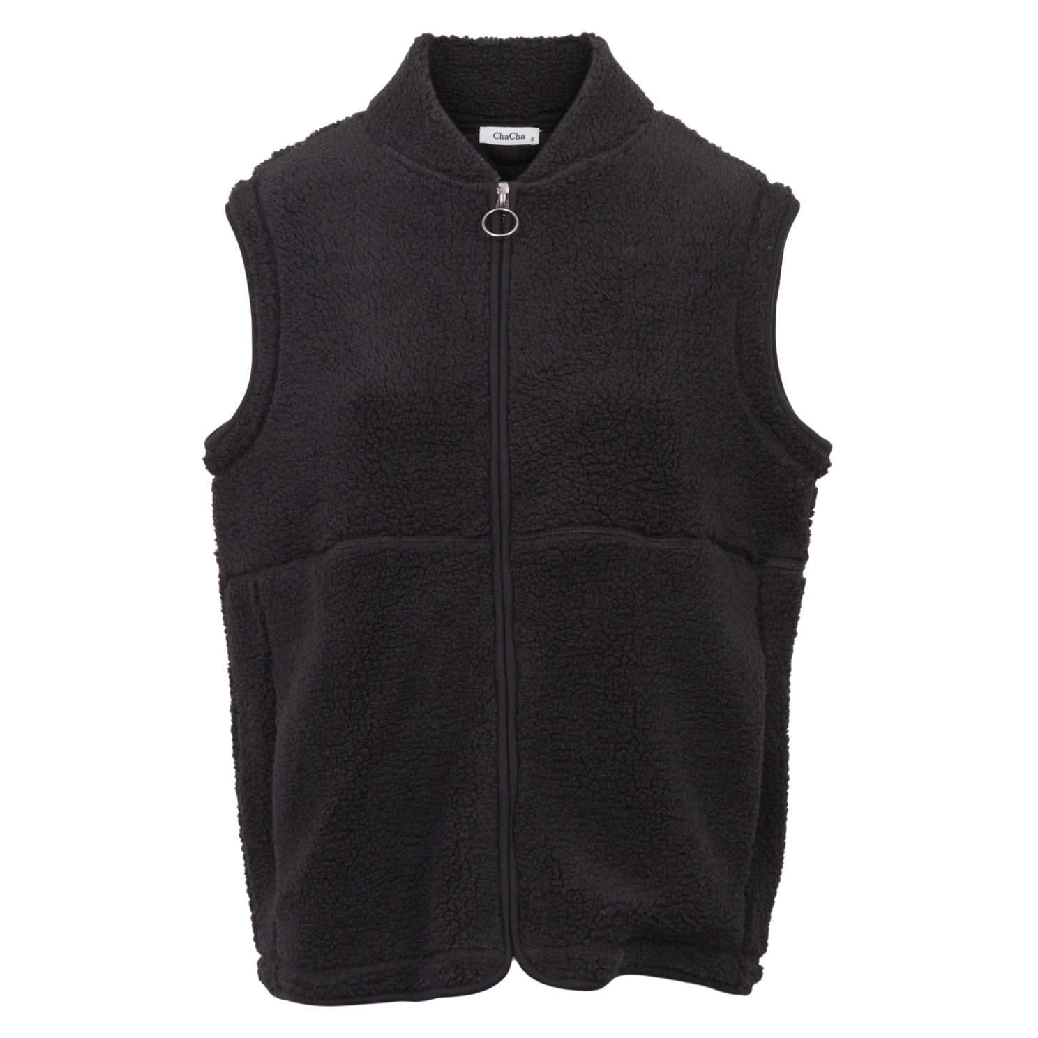 ChaCha Onyx Dame Vest m. fleece - Black - 2XL