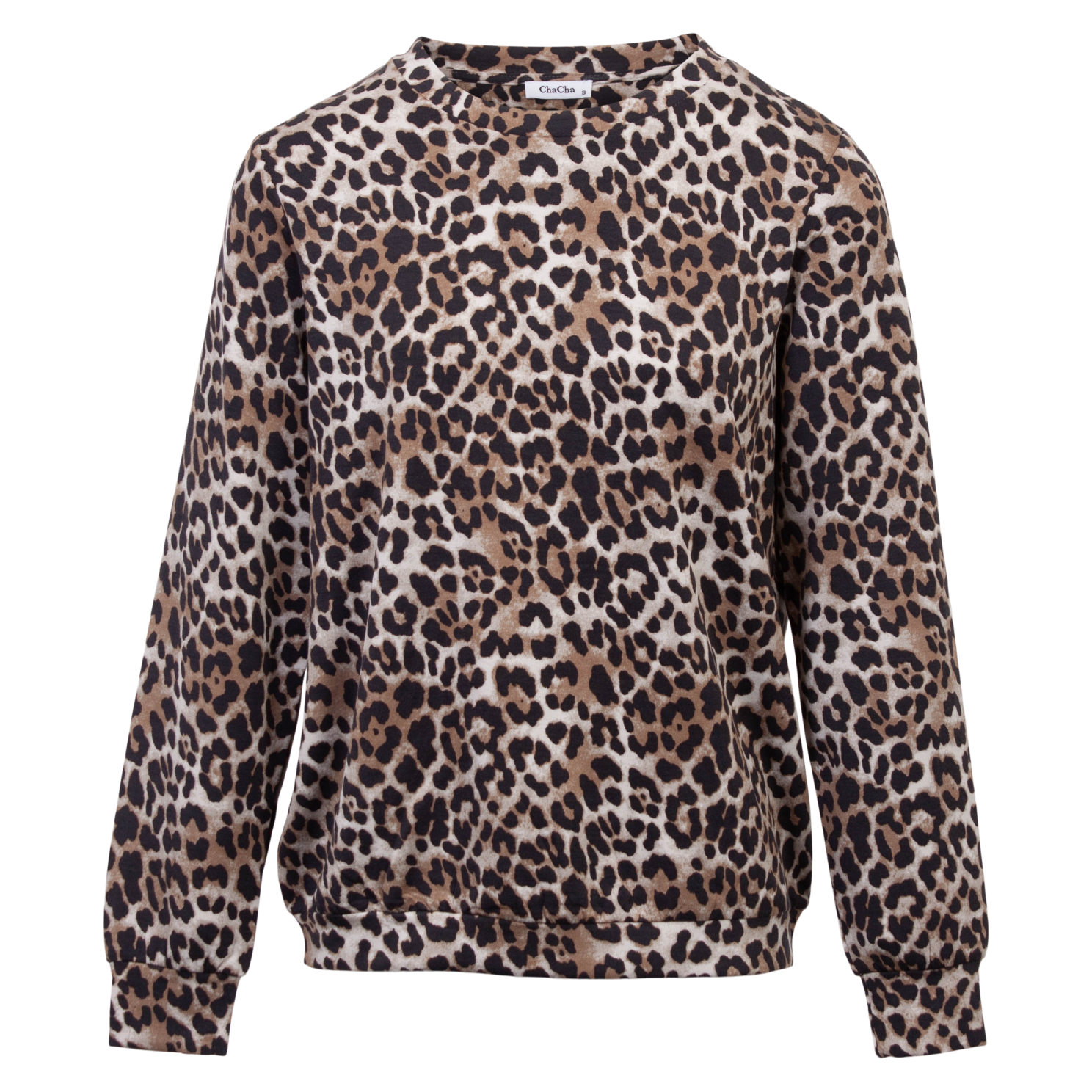 ChaCha Ophia Dame Bluse - Leo print - 2XL