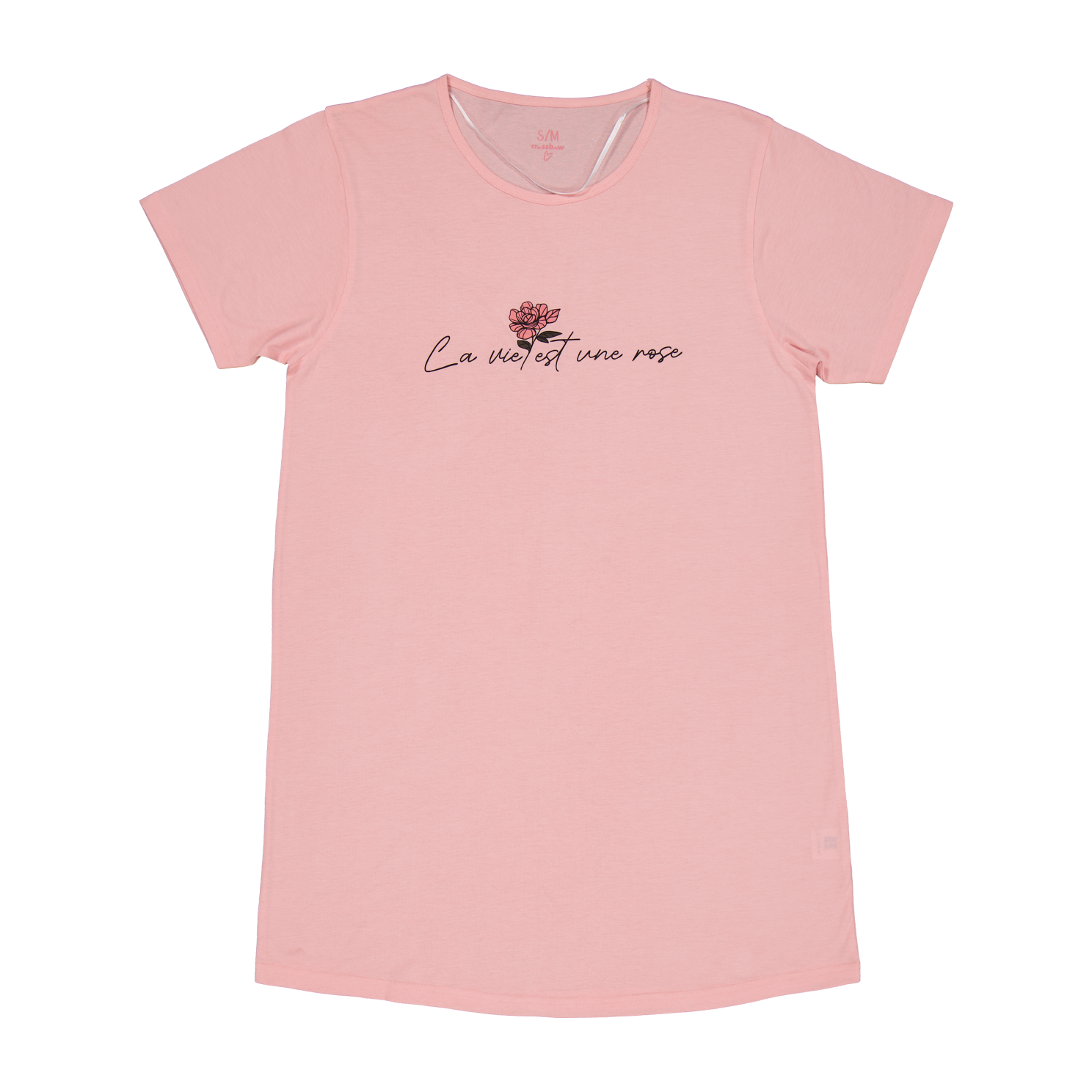 Crossbow Dame Natkjole - PINK ROSE - 3XL
