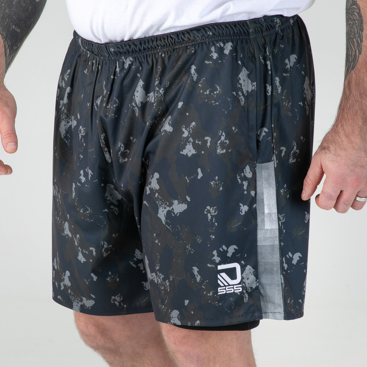 D555 Collins Herre Shorts - Camo - 5XL