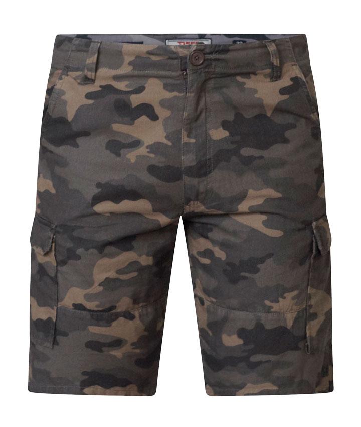 D555 Herre Shorts Plus Size - Army - 46