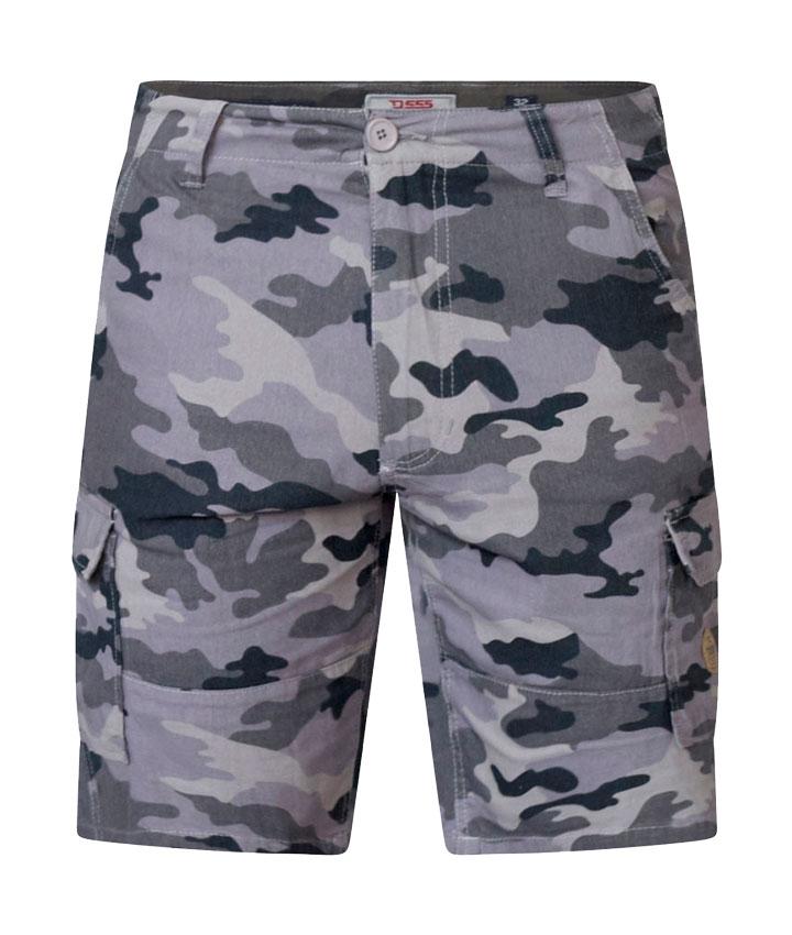 D555 Herre Shorts Plus Size - Grey - 46