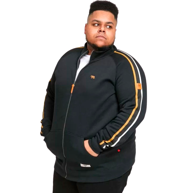 D555 Marston Herre Cardigan Plus Size - Black - 3XL