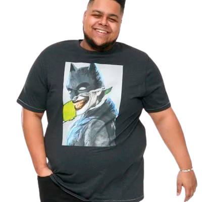 D555 Martin Herre T-shirt - Black Marl - 3XL