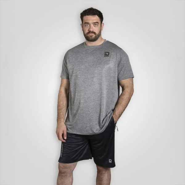 D555 Retford Herre Trænings t-shirt - Charcoal Marl - 3XL