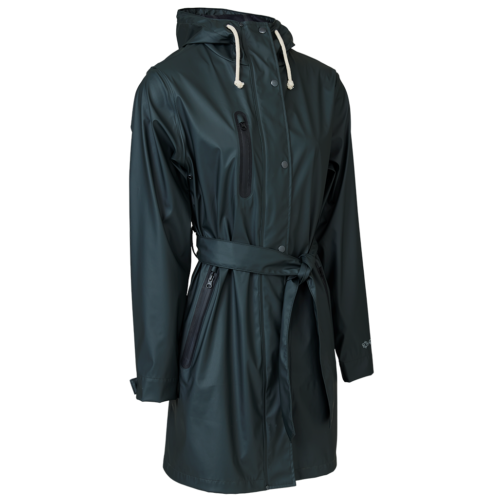 Elka Elements Dame Regnjakke - Mørk salamander - 3XL