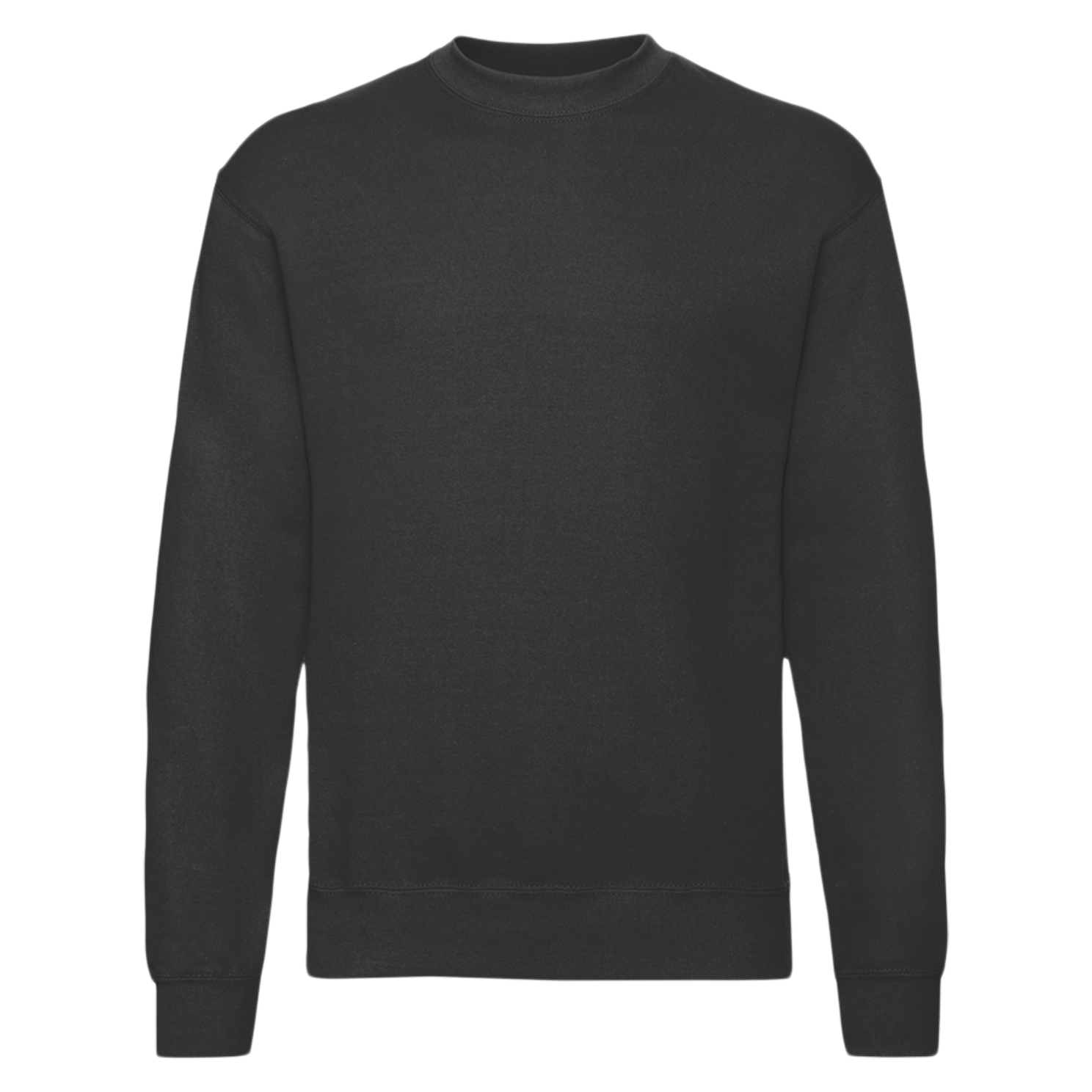 Fruit of the Loom Unisex Sweatshirt - Sort - 3XL