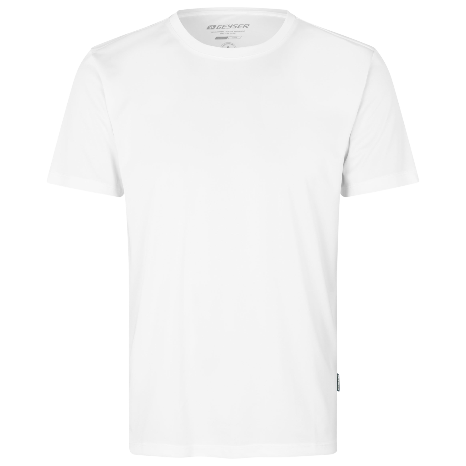 GEYSER by ID Essential Herre Trænings t-shirt - Hvid - 4XL