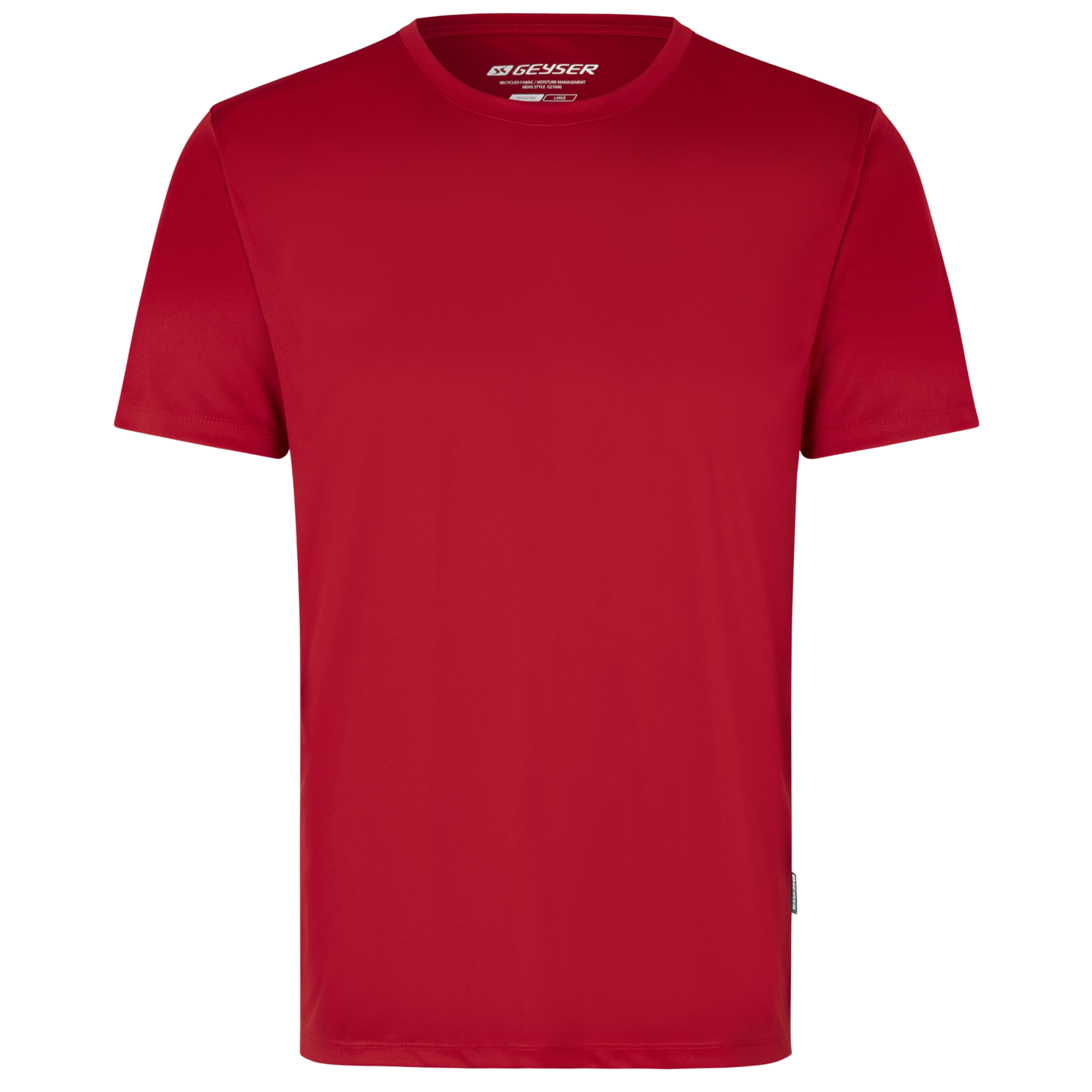 GEYSER by ID Essential Herre Trænings t-shirt - Rød - XL