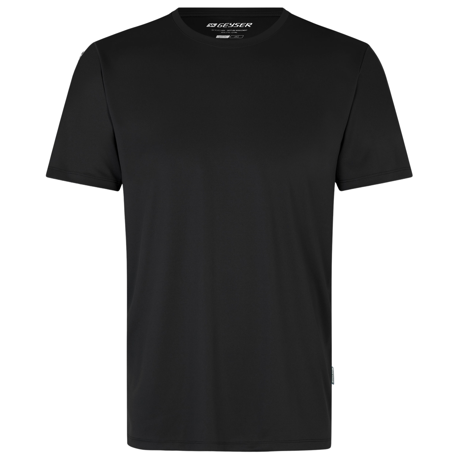 GEYSER by ID Essential Herre Trænings t-shirt - Sort - 4XL