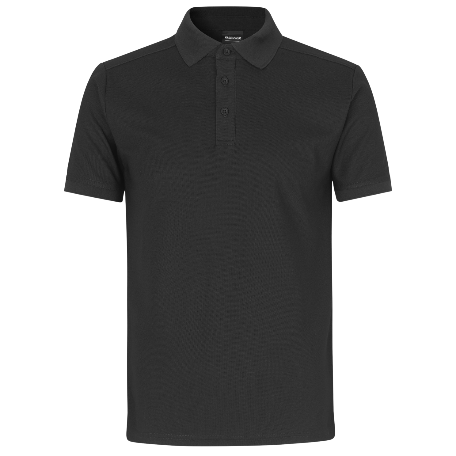 GEYSER by ID Herre Polo - Sort - 4XL