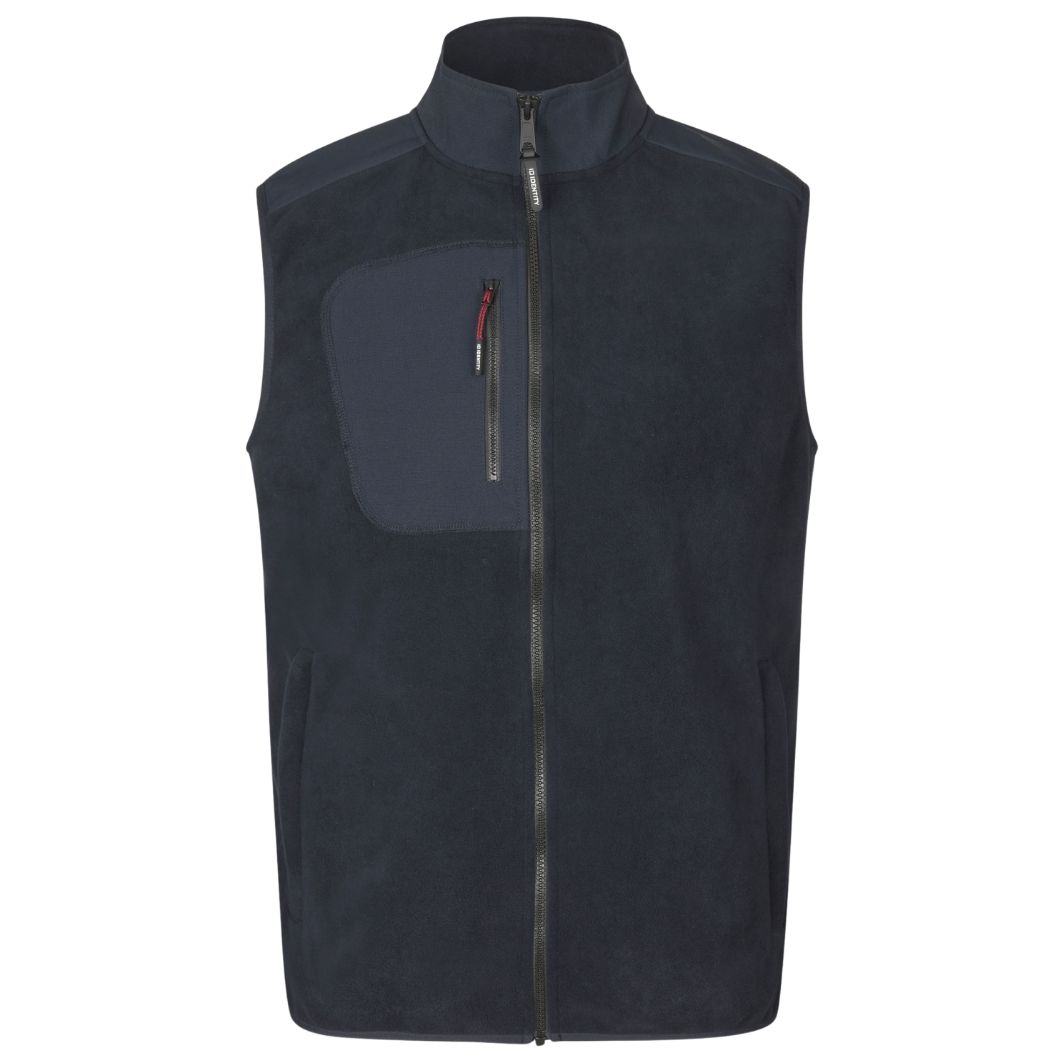 ID Bonded Herre Vest m. fleece - Navy - 2XL