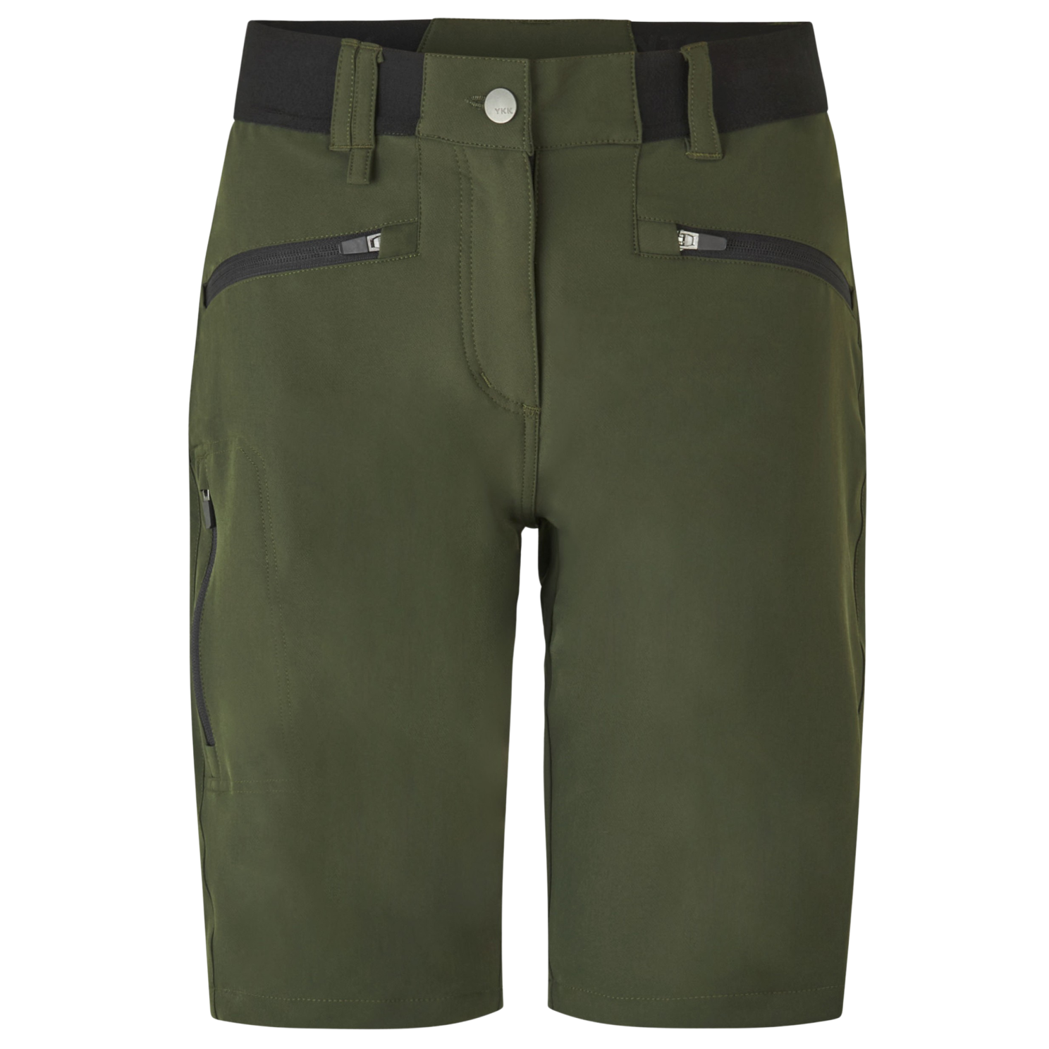 ID Core Stretch Dame Shorts - Oliven - 2XL