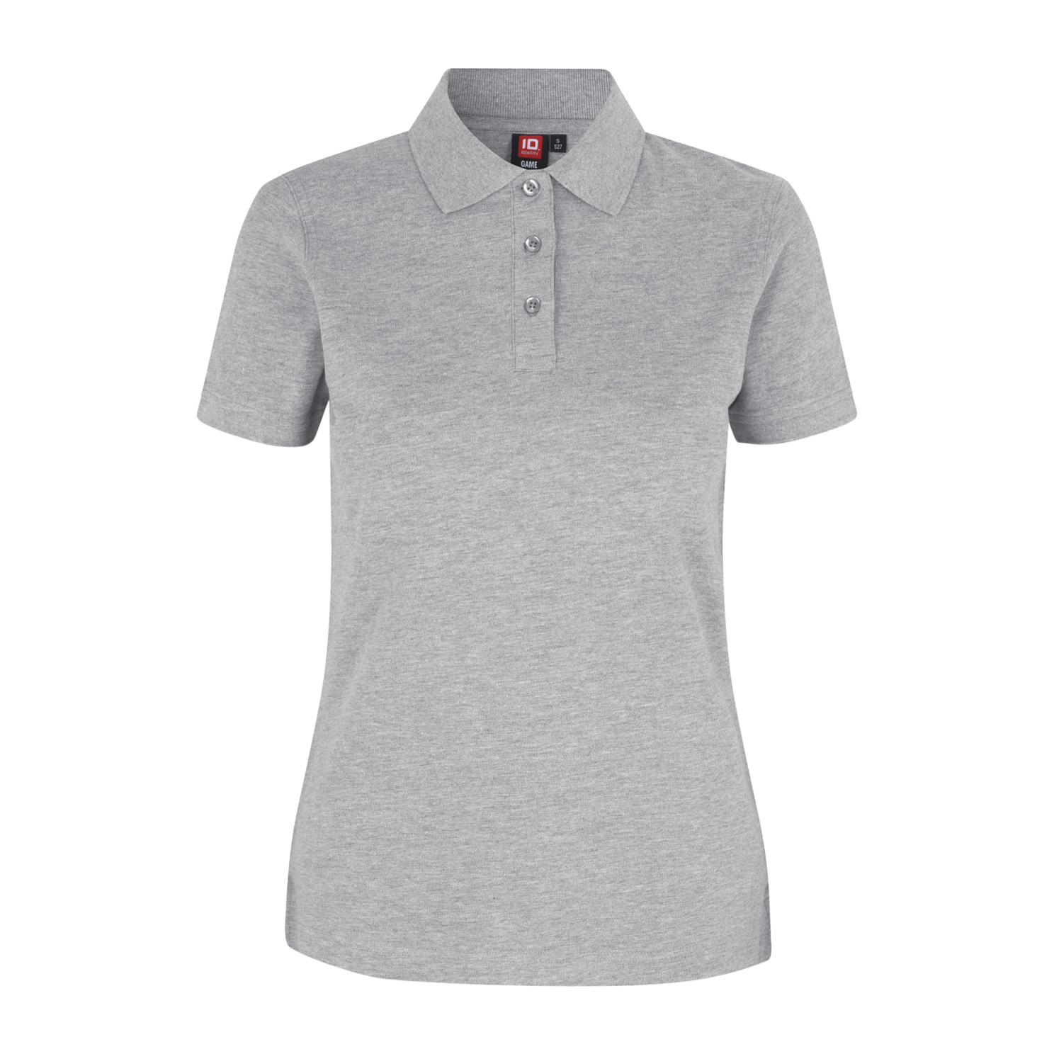 ID Dame Polo - Grå Melange - 2XL