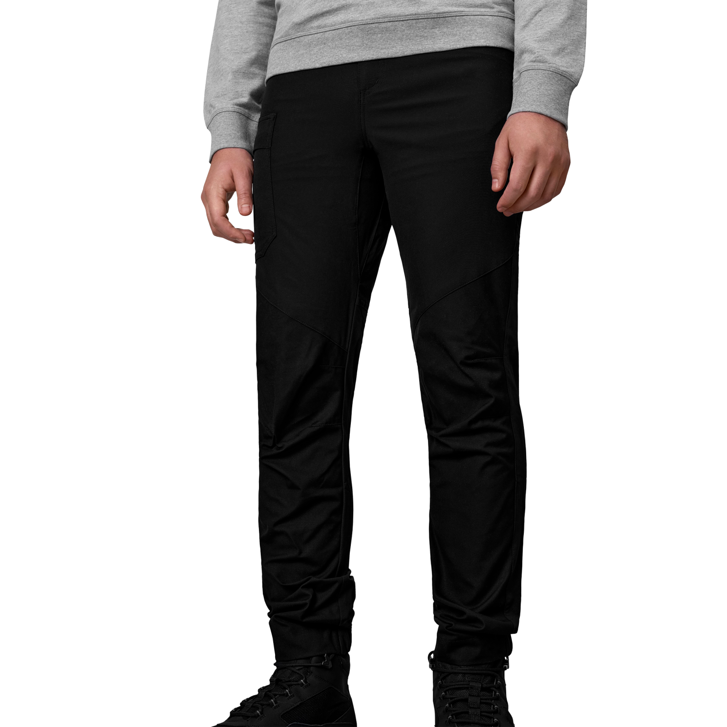 ID Herre Outdoorbukser m. stretch - Sort - 3XL