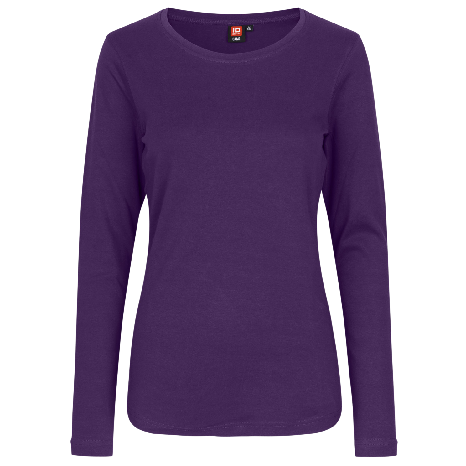 ID Interlock Dame Langærmet t-shirt - Lilla - XL