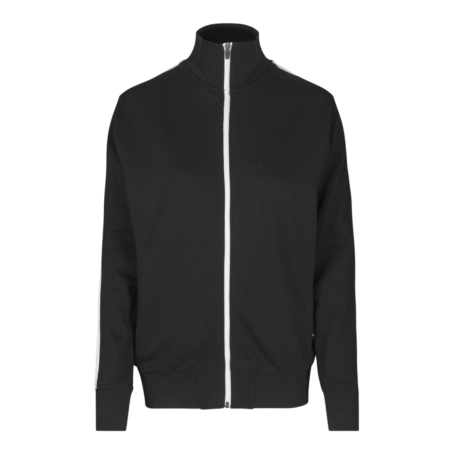 ID Kontrast Dame Cardigan - Black - XL