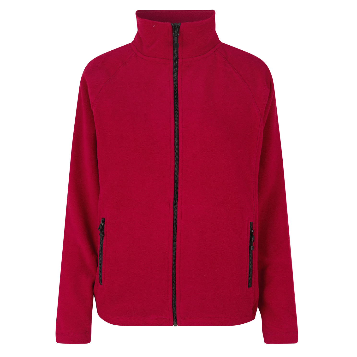 ID Microfleece Dame Fleecejakke - Red - 3XL