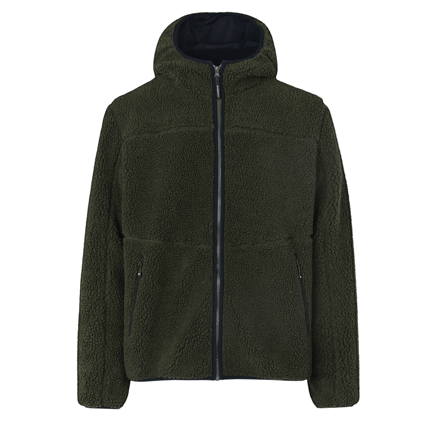 ID Pile Herre Fleecejakke - Oliven - XL