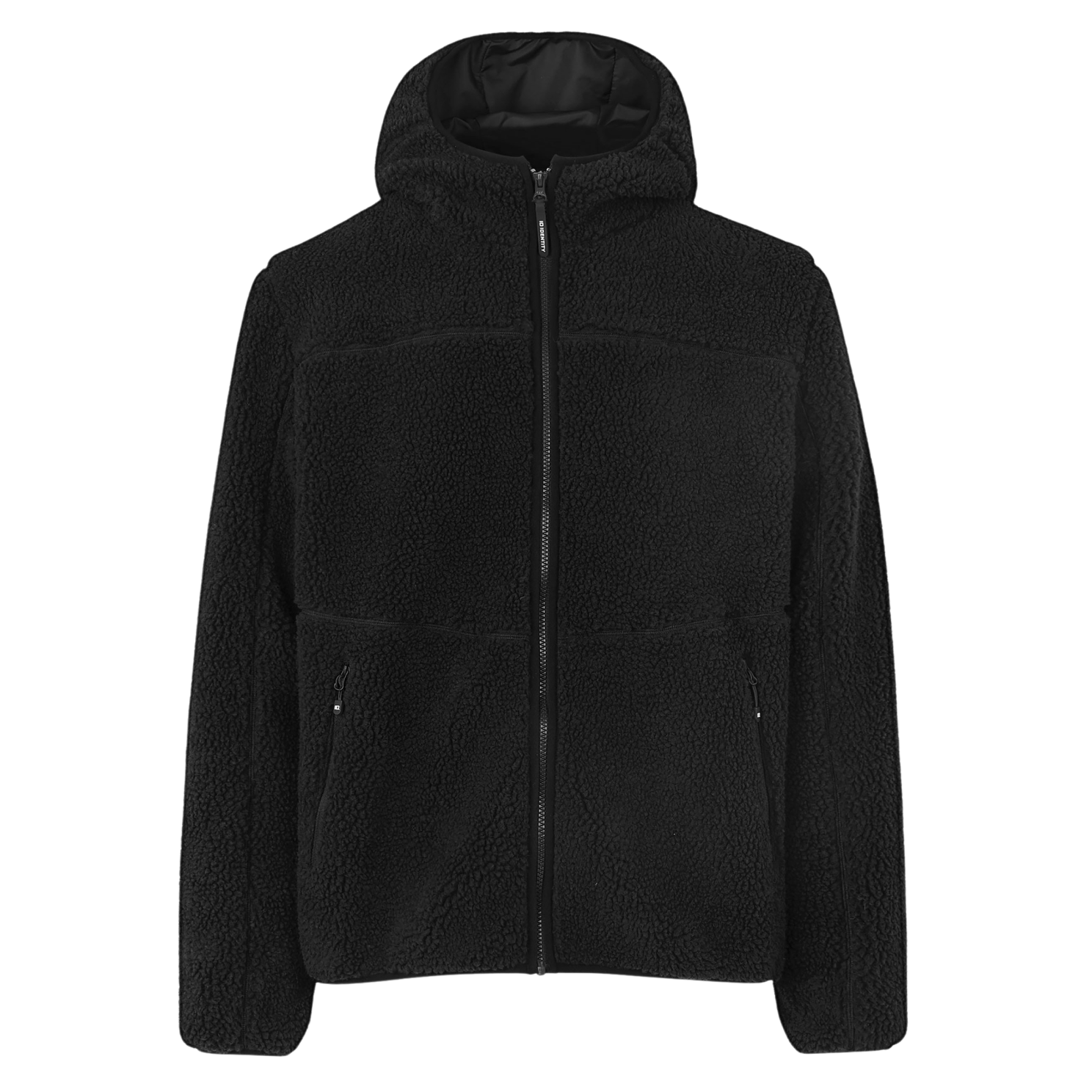 ID Pile Herre Fleecejakke - Sort - 3XL