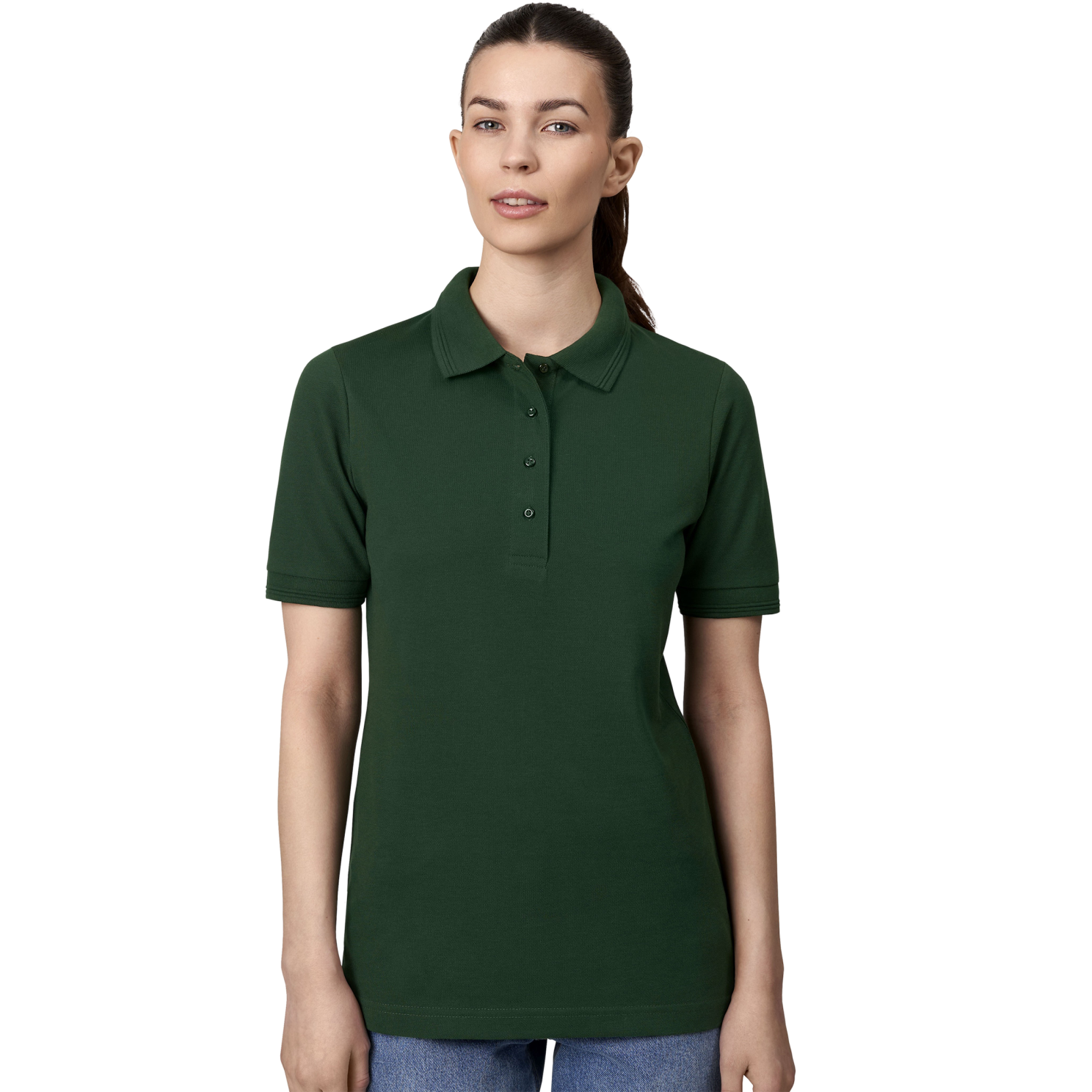 ID Pro Wear Dame Polo - Flaskegrøn - XL