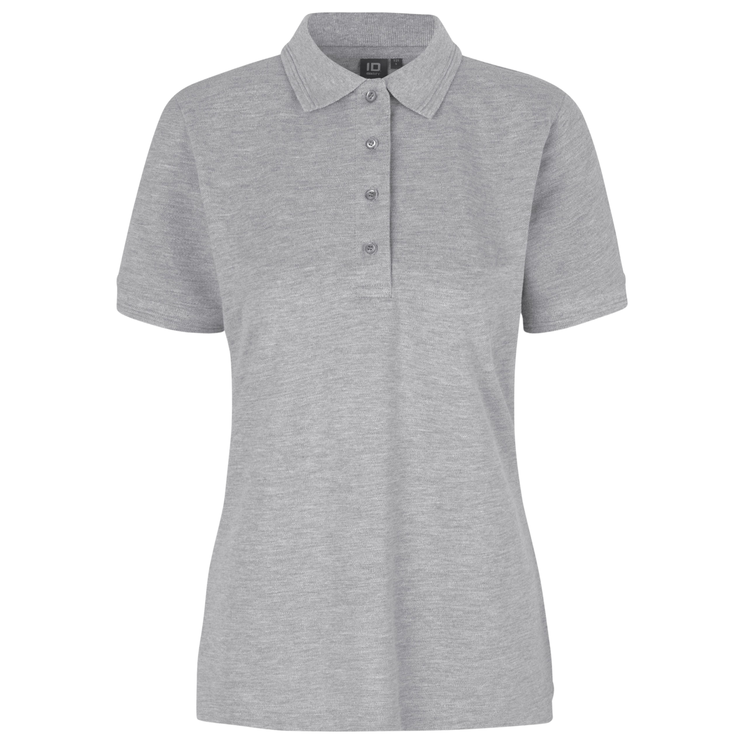 ID Pro Wear Dame Polo - Grey Melange - 3XL