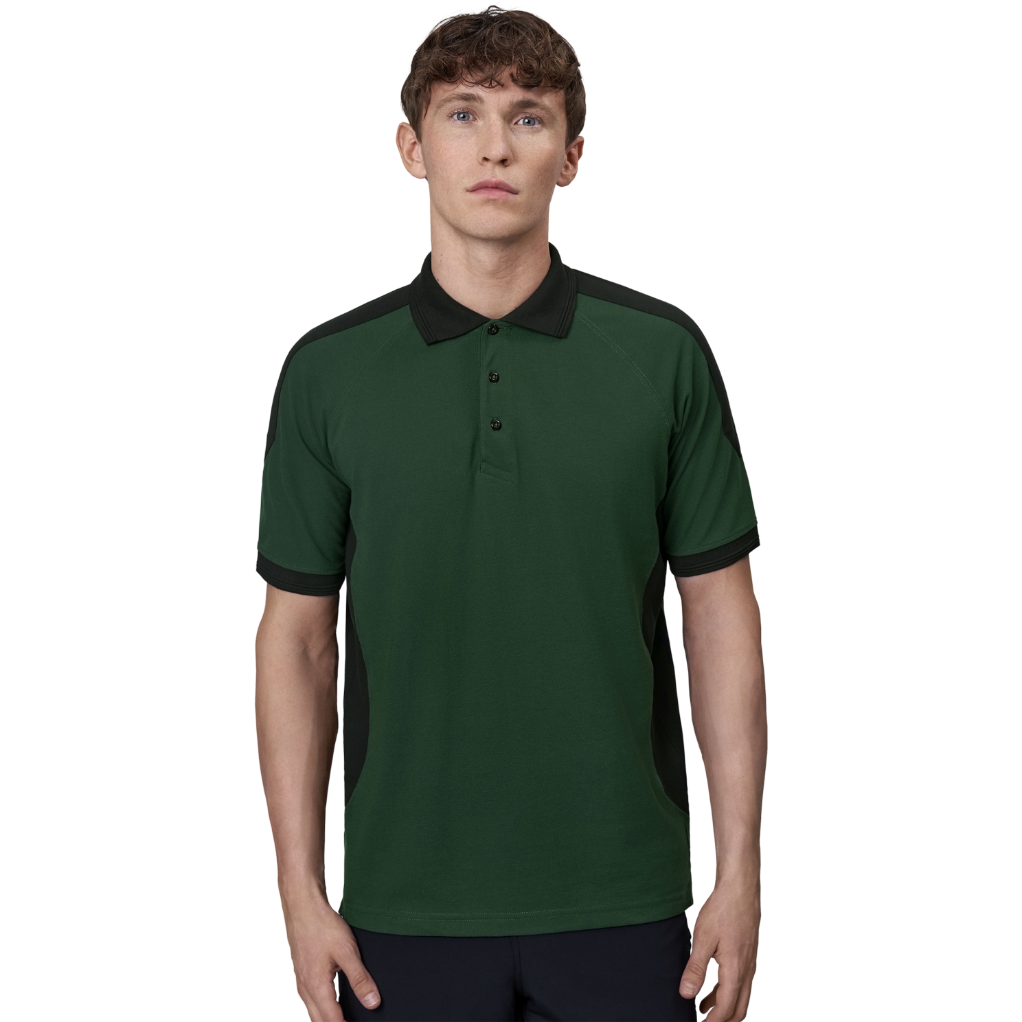 ID Pro Wear Herre Polo - Flaskegrøn - 5XL