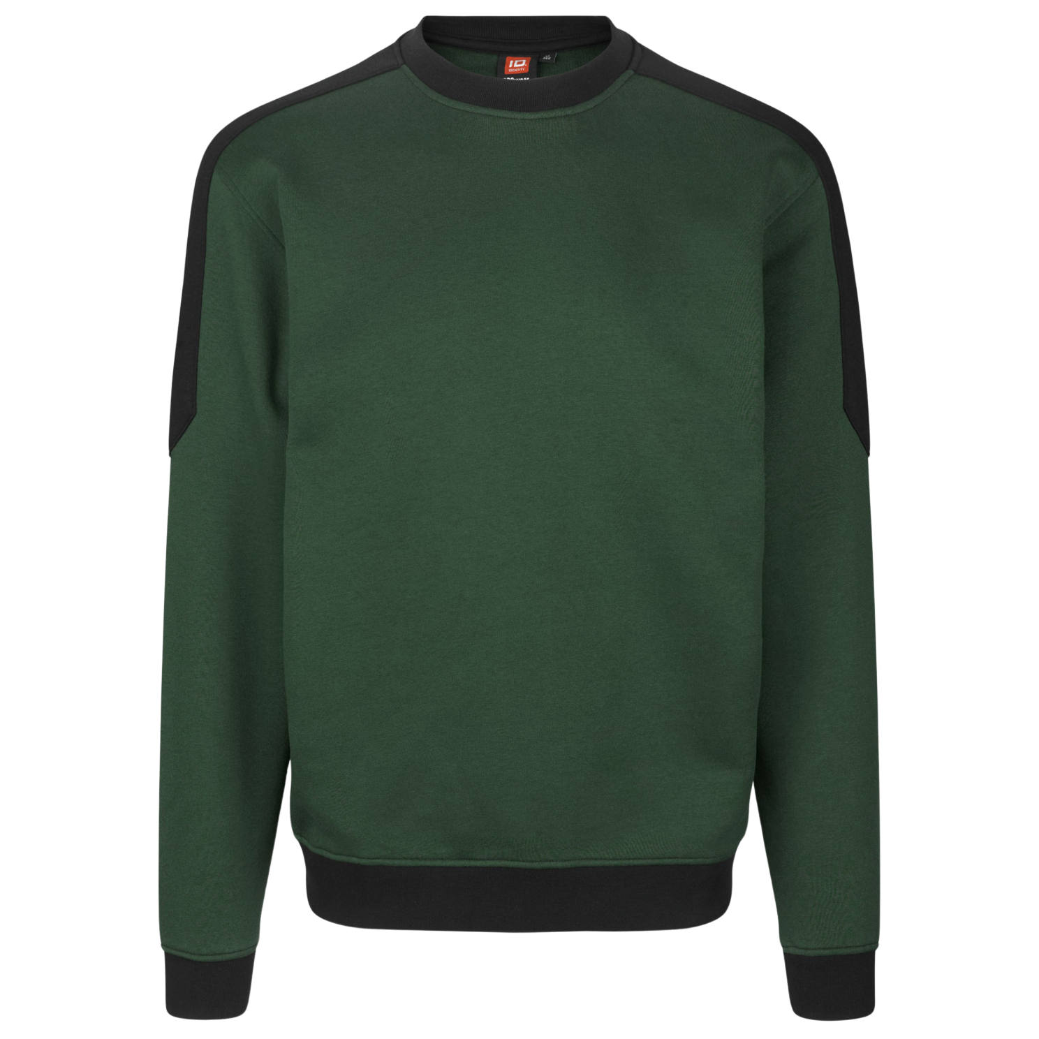 ID Pro Wear Herre Sweatshirt - Flaskegrøn - 5XL