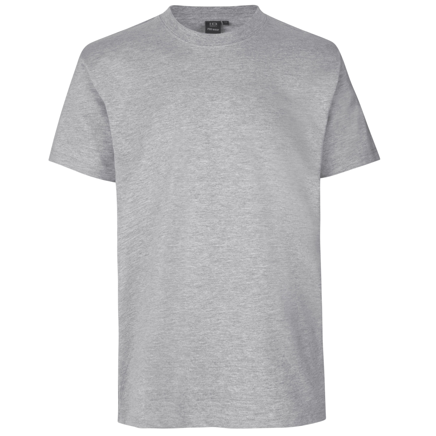 ID Pro Wear Herre T-shirt - Grå Melange - 5XL