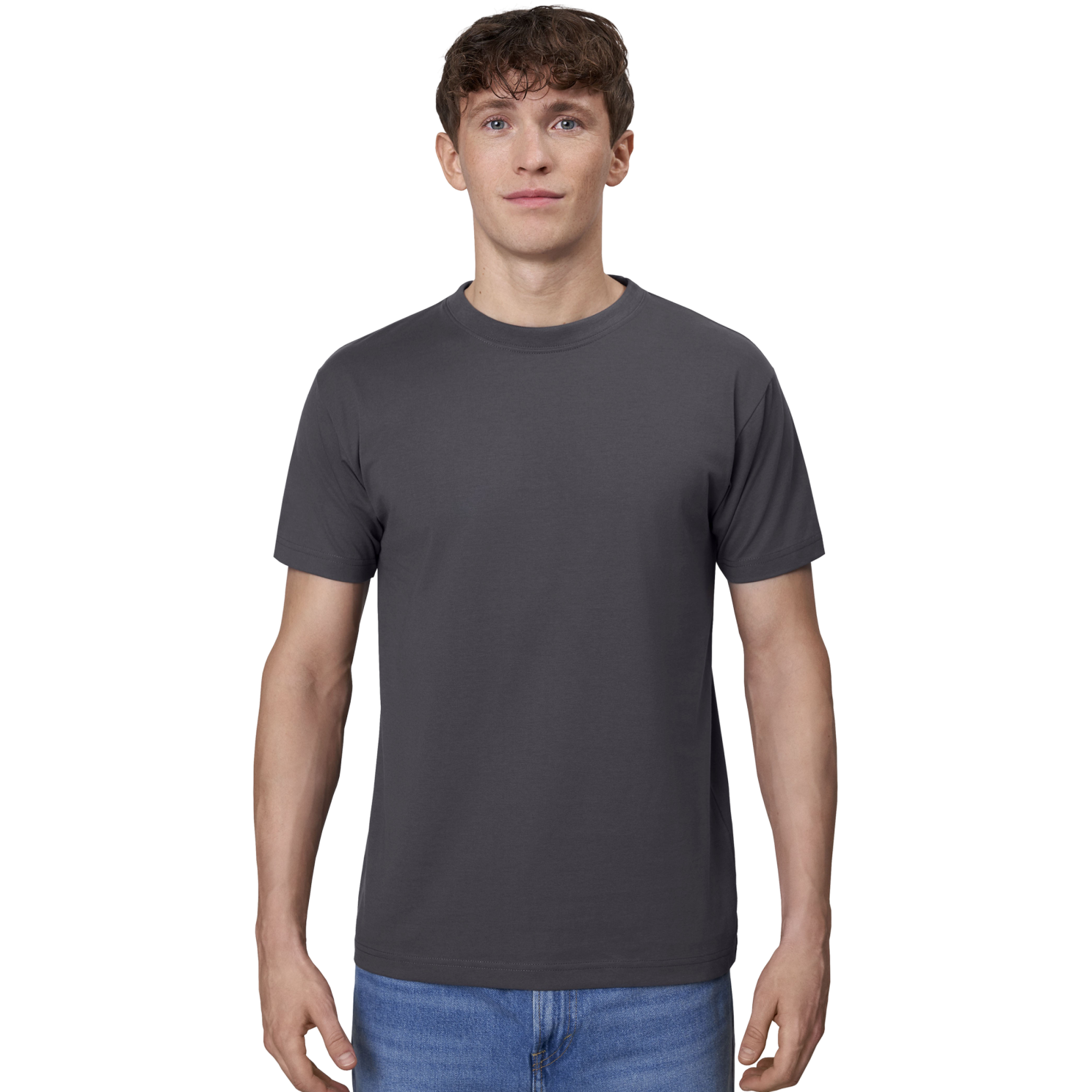 ID Pro Wear Herre T-shirt - Silver Grey - 4XL