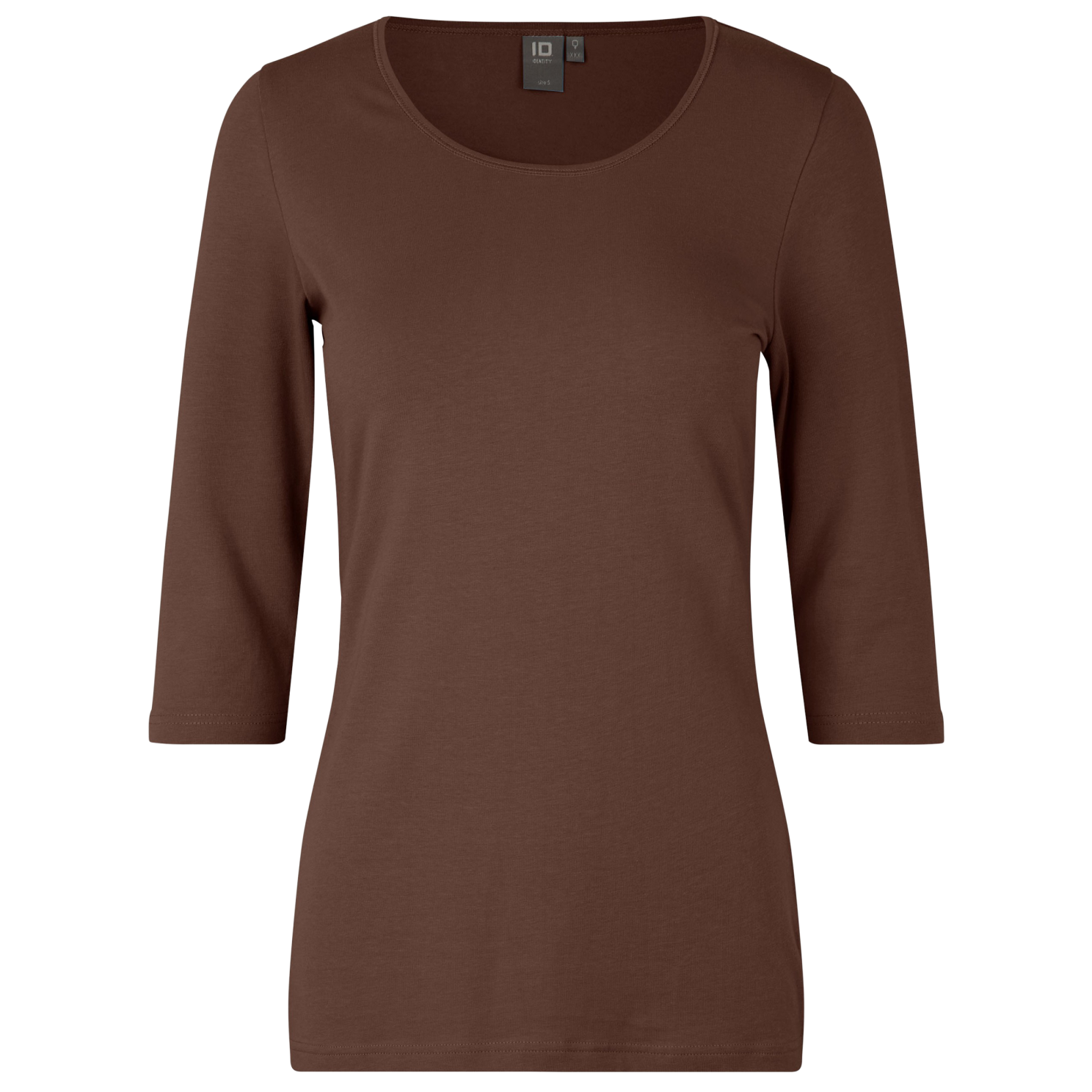 ID Stretch Dame Trøje m. stretch - Mocca - 3XL