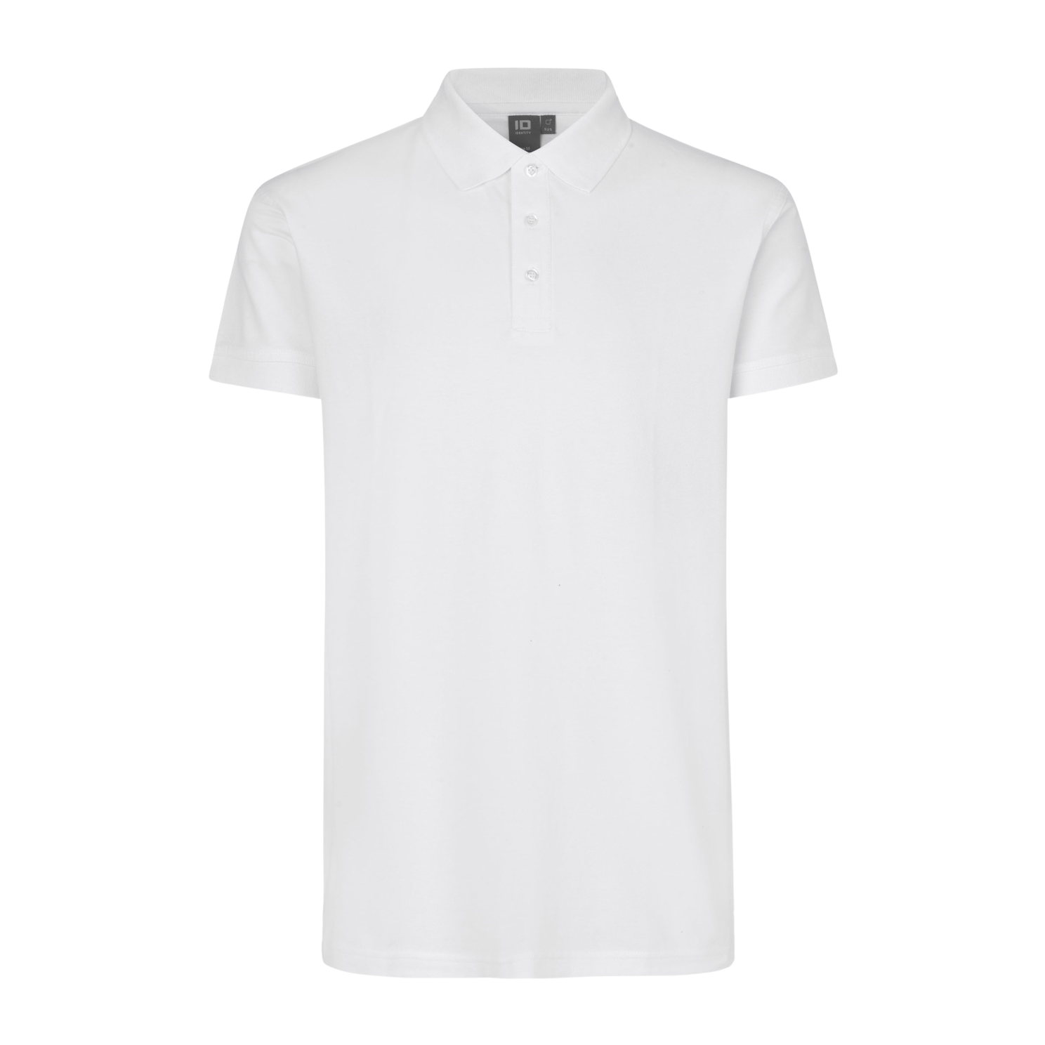 ID Stretch Herre Polo - White - 6XL