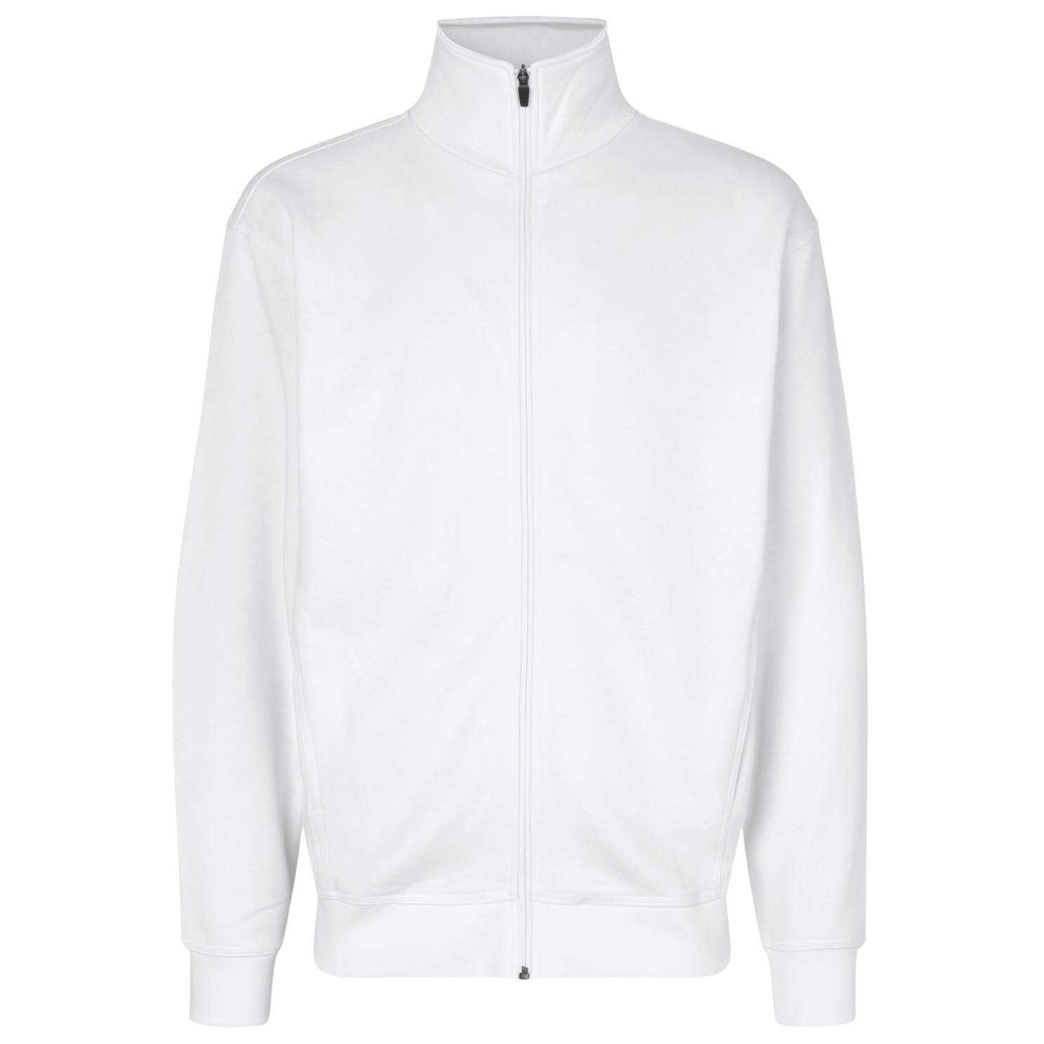 ID Sweat Herre Cardigan - Hvid - 3XL