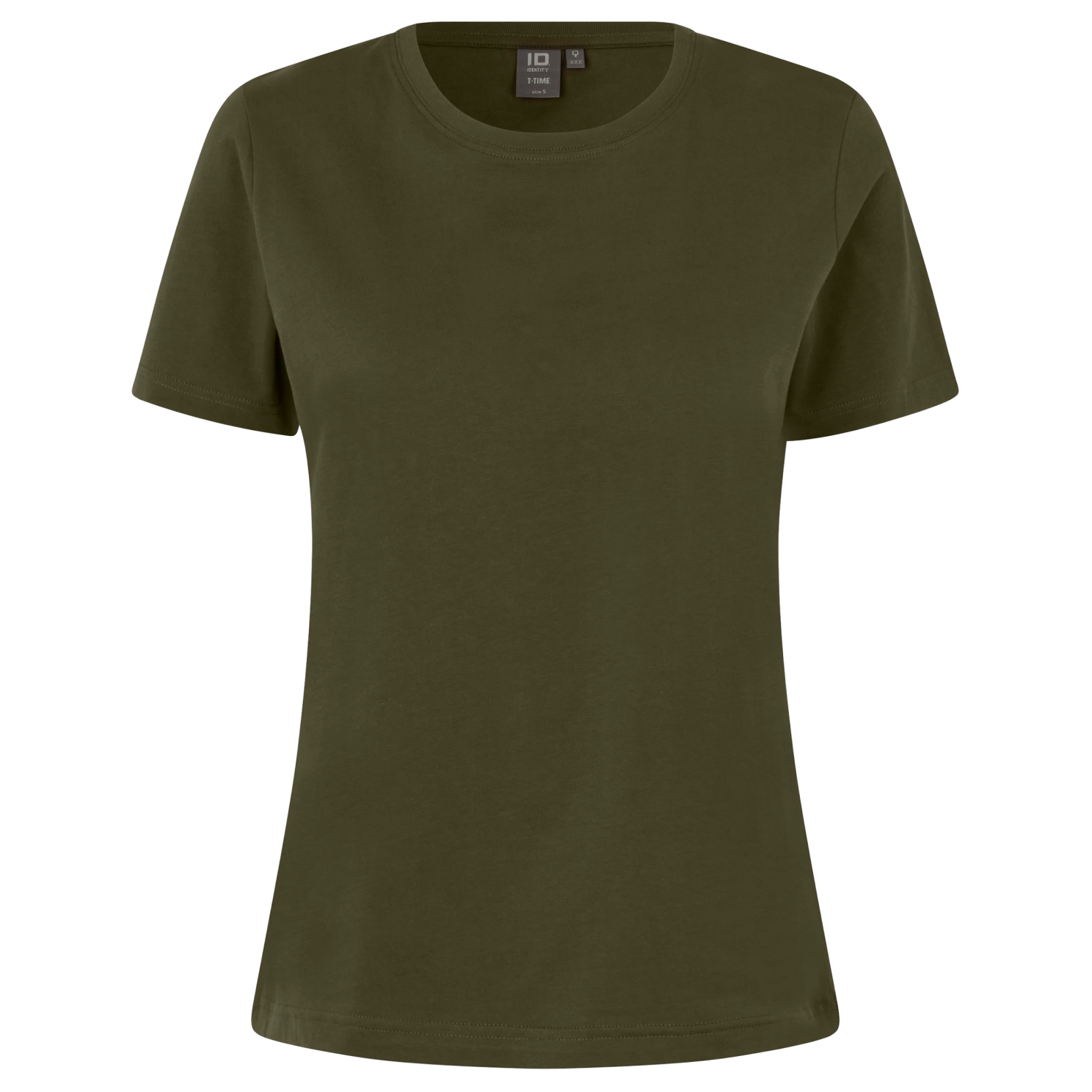 ID T-time Dame T-shirt - Oliven - 4XL