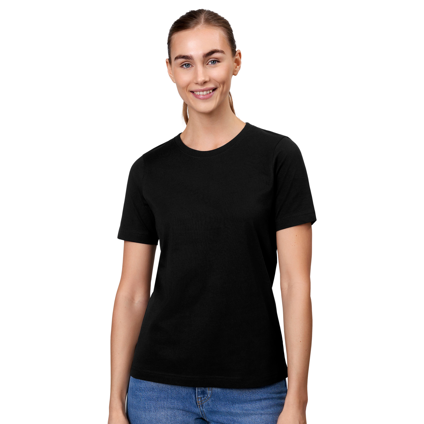 ID T-time Dame T-shirt - Sort - 6XL