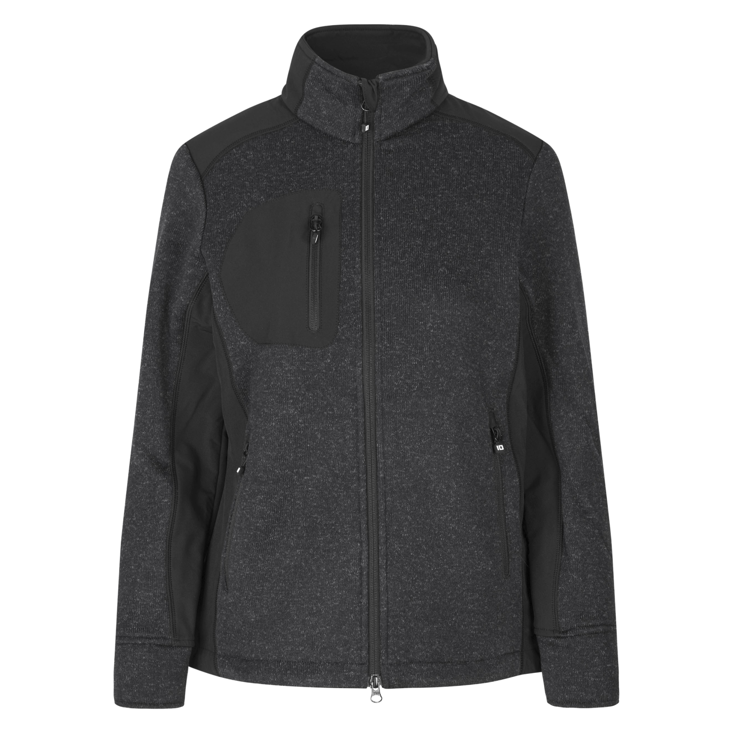 ID Unisex Fleecejakke - Grafit melange - 2XL