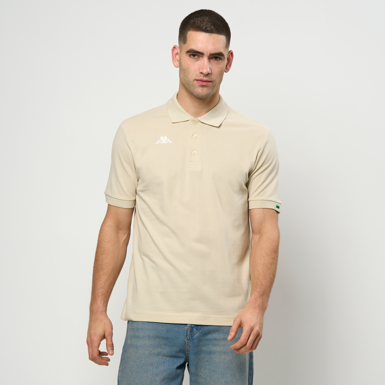 Kappa Herre Polo - Beige Fog - XL