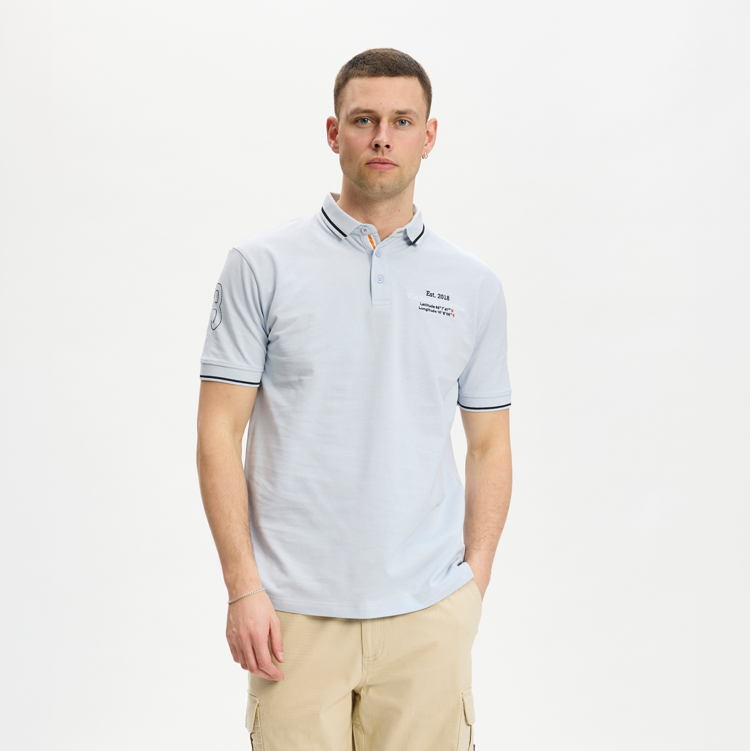 Kopenhaken Hullehavn Herre Polo - HALOGEN BLUE - 3XL