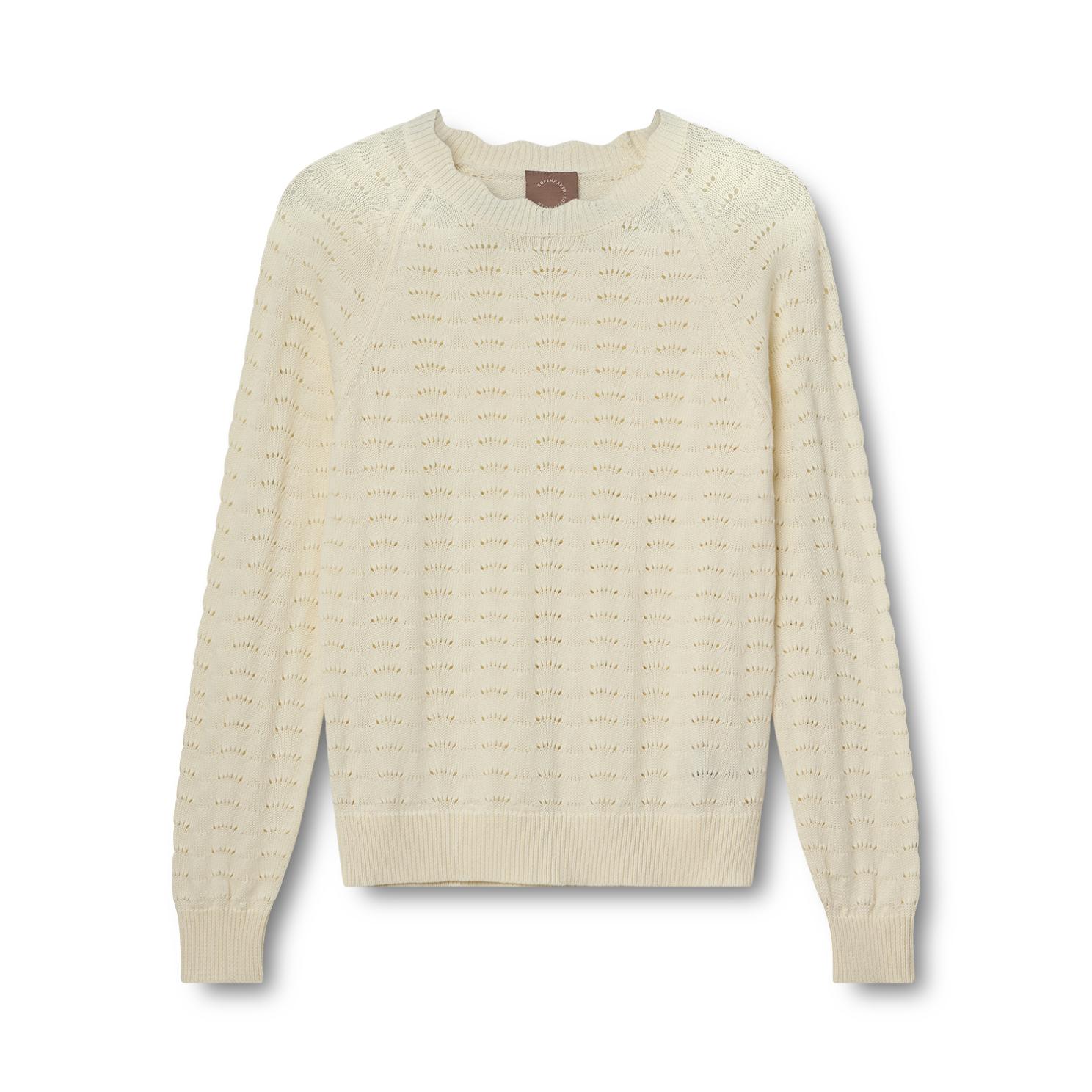 Kopenhaken Joelle Dame Striktrøje - ECRU - 2XL