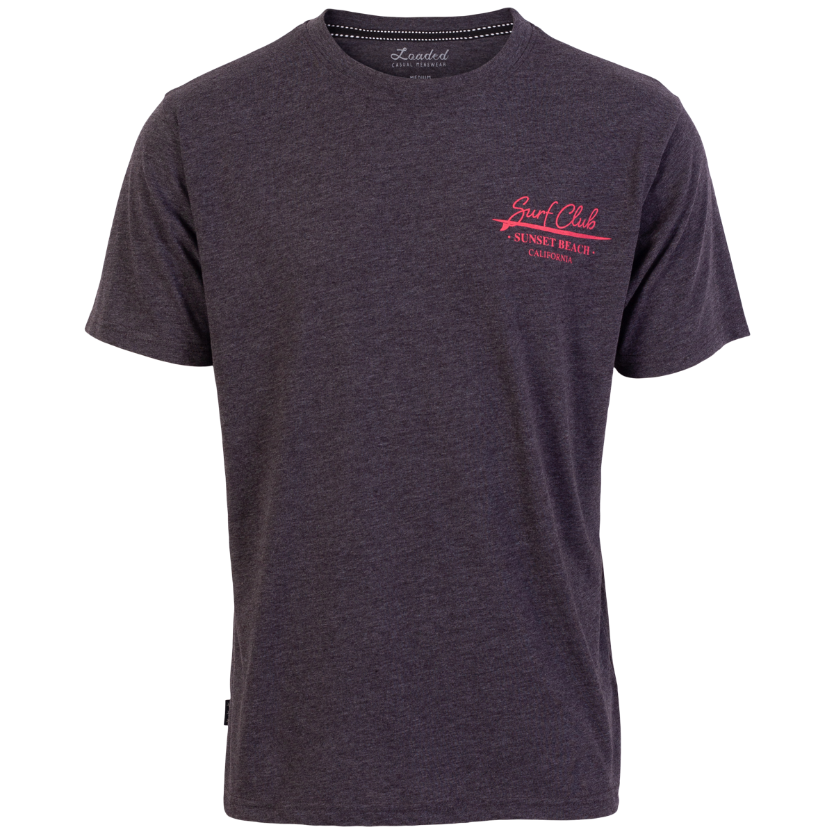 Loaded Herre T-shirt - Dark Grey Melange - XL