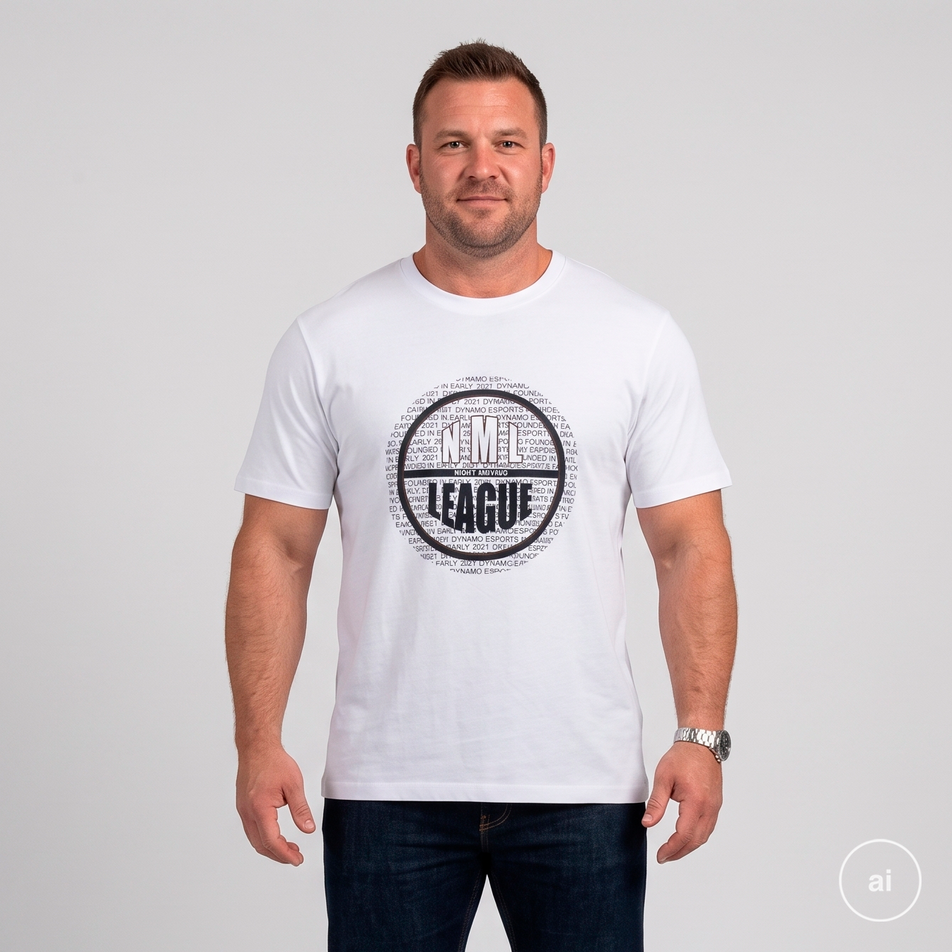 Loaded Herre T-shirt - P2 BRIGHT WHITE - 8XL
