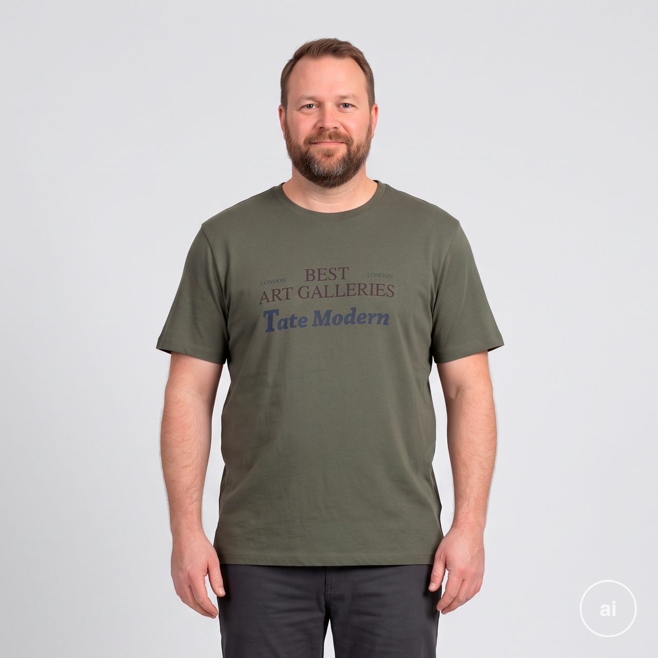 Loaded Herre T-shirt - P3 DEEP LICHEN GREEN - 7XL
