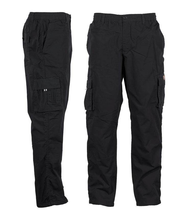 Loaded Joss Herre Outdoorbukser m. for - Black - 7XL