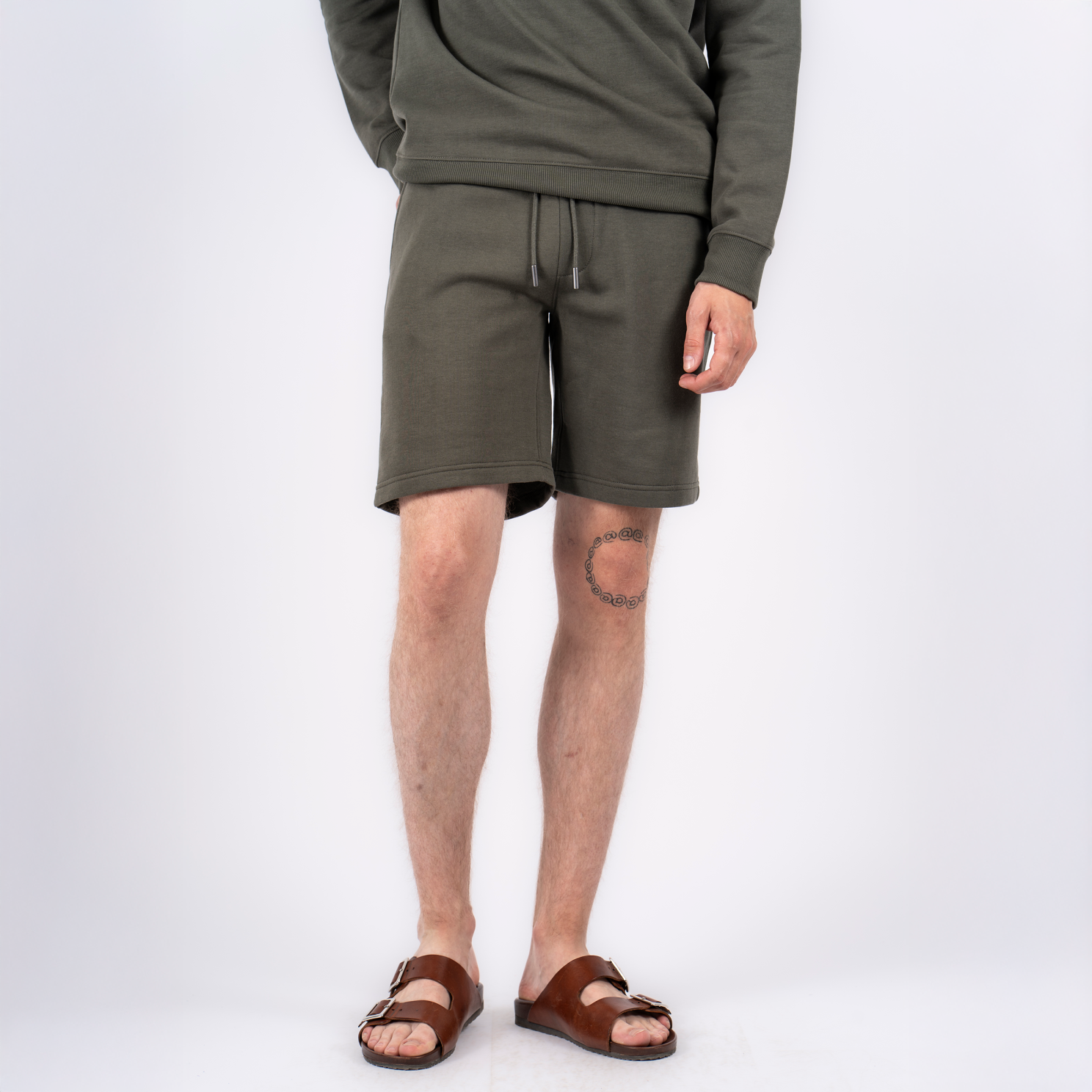 Marcus Colin Herre Shorts - Beetle Green - XL