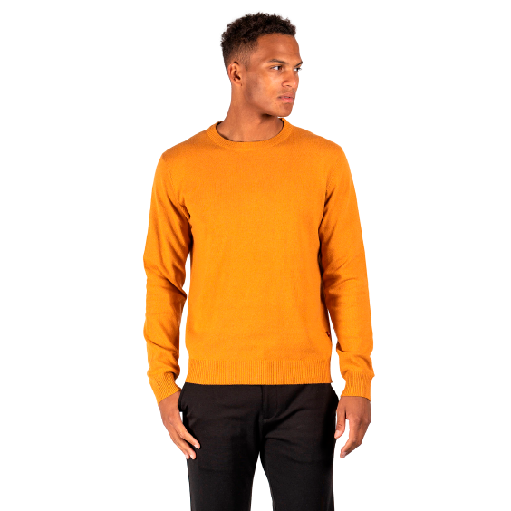 Marcus Dustin Herre Striktrøje - Dijon Mix - 2XL