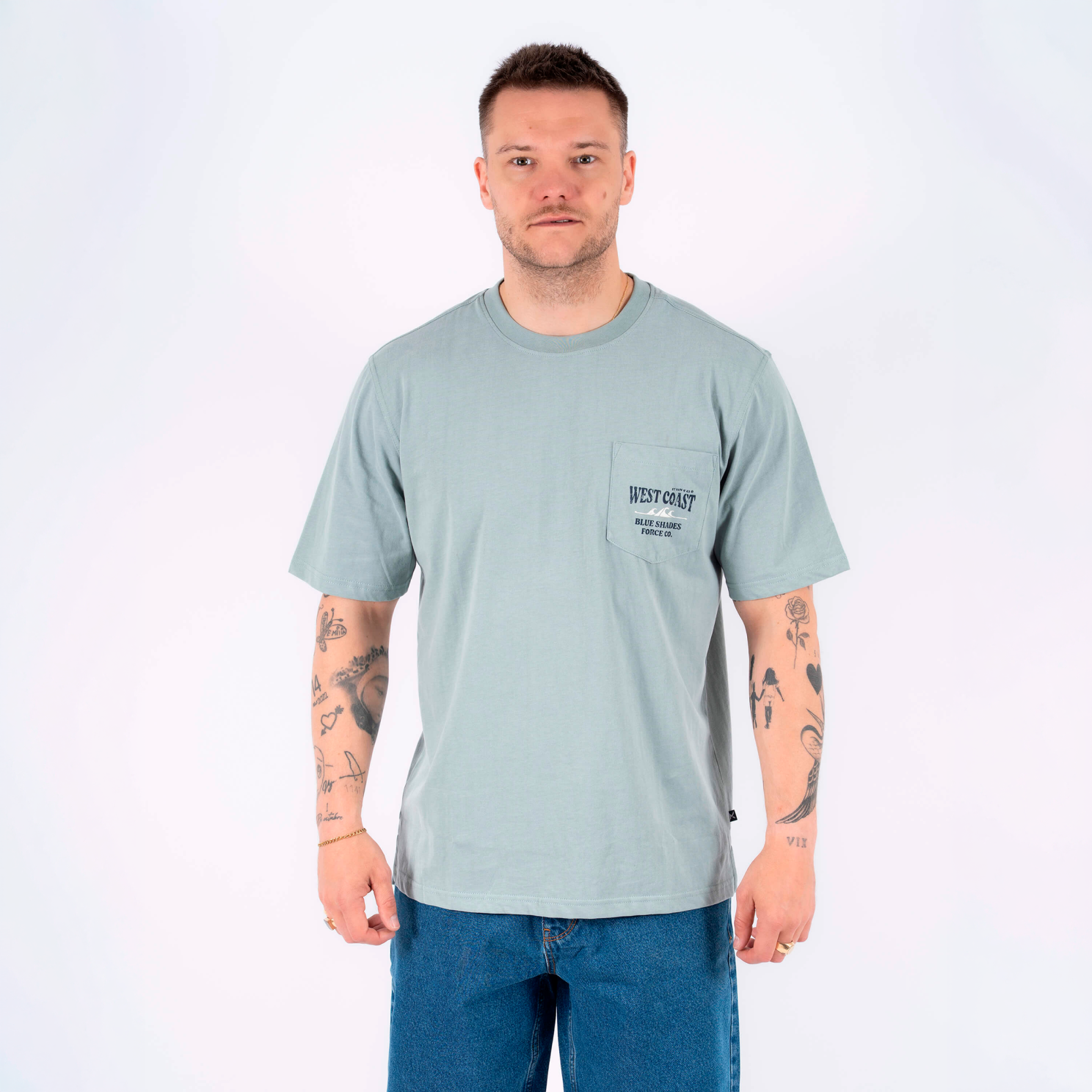 Marcus Milo Herre T-shirt - Slate - XL