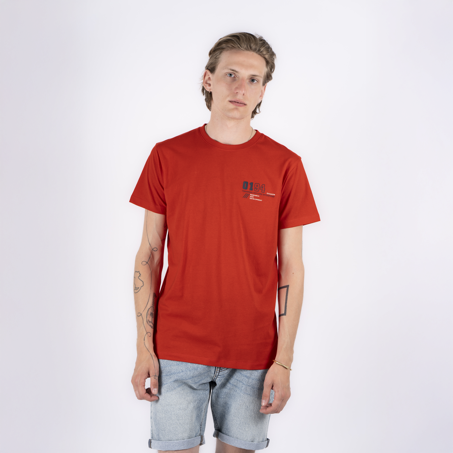 Marcus Ty Herre T-shirt - Fiery red - 2XL