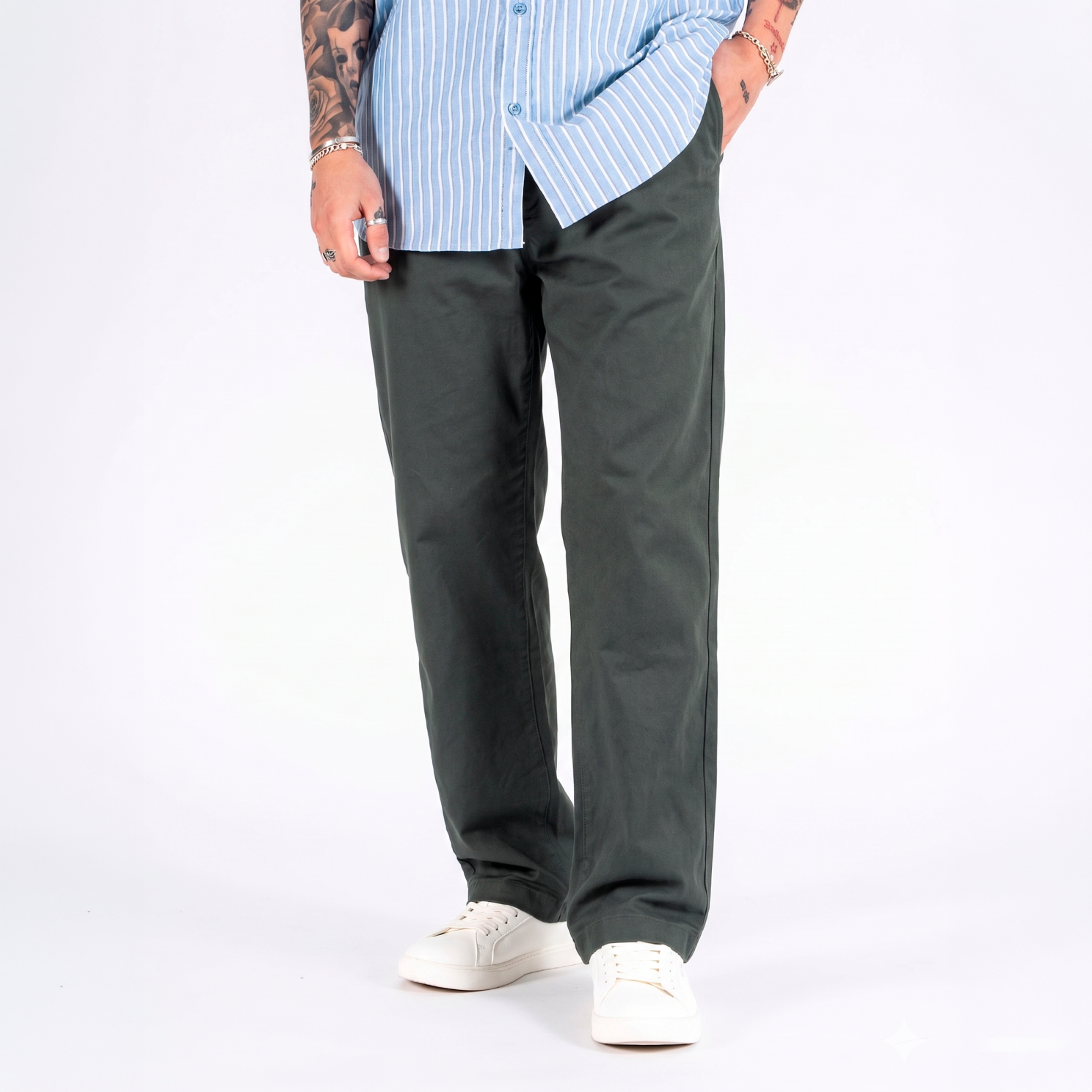 Marcus Wilson Herre Bukser - Agave Green - 2XL
